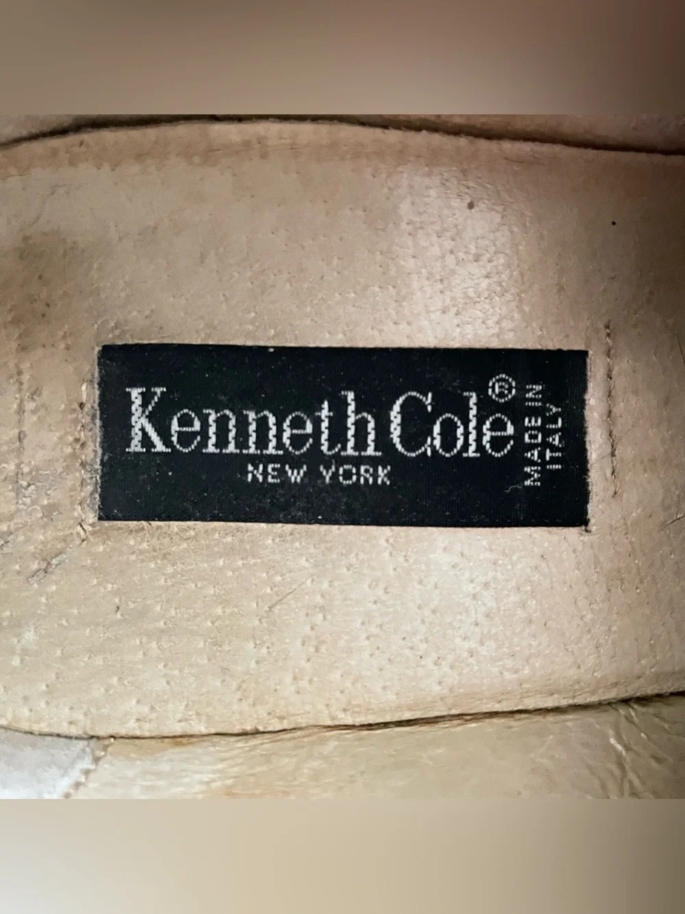 Kenneth Cole New York Men’s Size 10 Black Leather Lace-Up Dress Shoes
